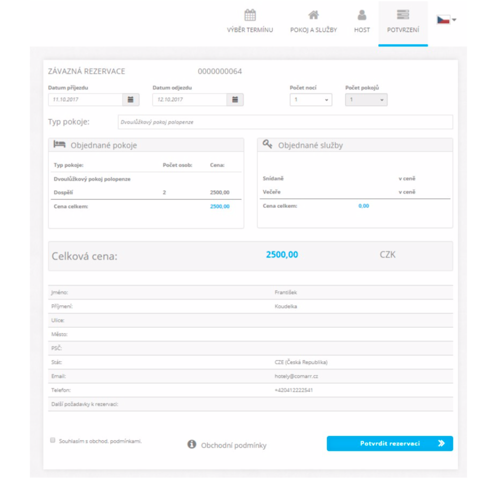 Comarr Booking Assistant v2.0
